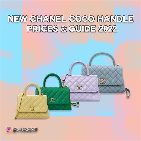 chanel coco handle medium price 2022|chanel coco handle size.